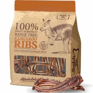 35% OFF: Absolute Bites Roo Ribs Air Dried Dog Treats 250g no pull dog harness nylon dog leash dog walking set dog vest harness pet lead