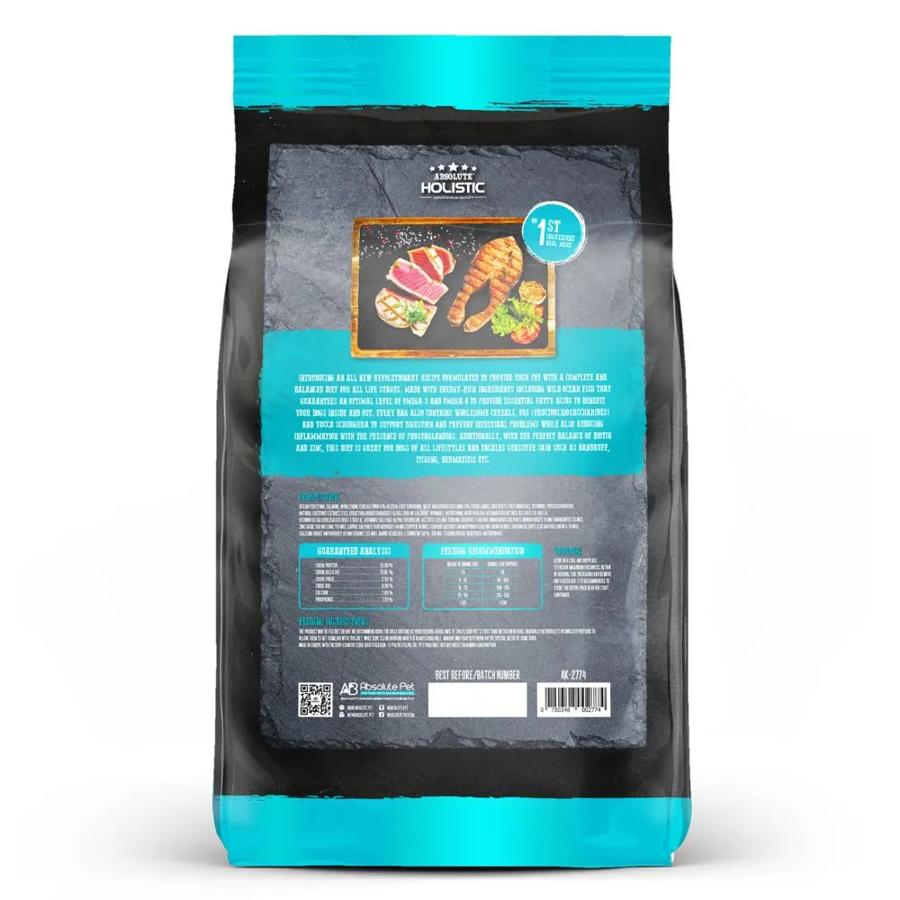 35% OFF: Absolute Holistic Kibbles In The Bag Tuna & Salmon Dry Dog Food