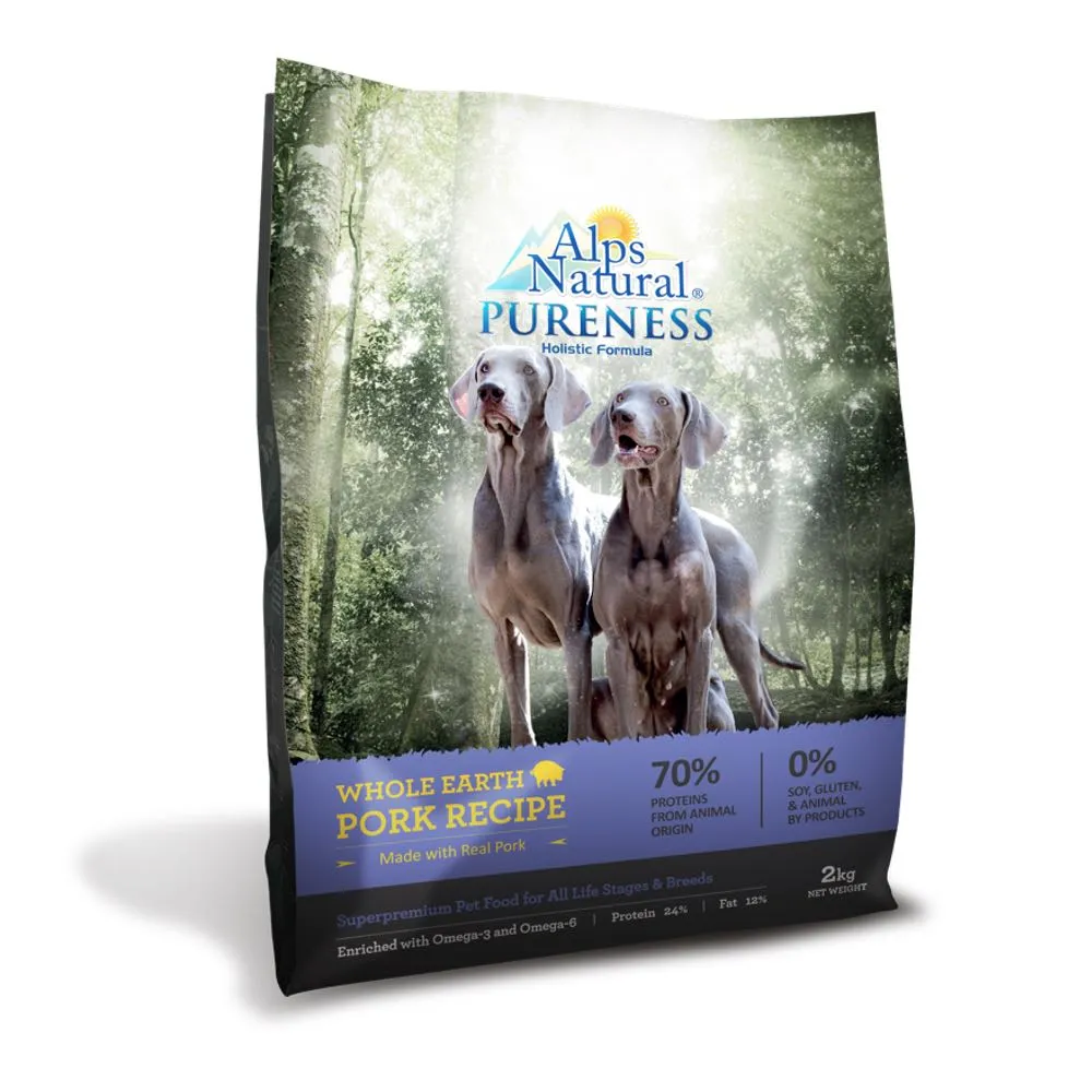 35% OFF: Alps Natural Pureness Holistic Whole Earth Pork Dry Dog Food freeze dried dog treats dog freeze snacks raw dog treat dehydrated dog food meat dog snack