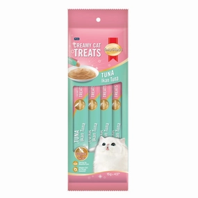 3 FOR $12: Smartheart Tuna Creamy Cat Treats 15gx4 dog chew toys dog dental chews durable chew toys puppy chew toy bone chew