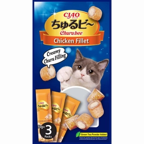 3 FOR $16: Ciao Churubee Chicken Sasami Creamy Cat Treats 30g dog chew toys dog dental chews durable chew toys puppy chew toy bone chew