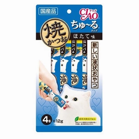 3 FOR $16: Ciao Grilled Skipjack Tuna & Scallop Liquid Cat Treat 48g dog chew toys dog dental chews durable chew toys puppy chew toy bone chew