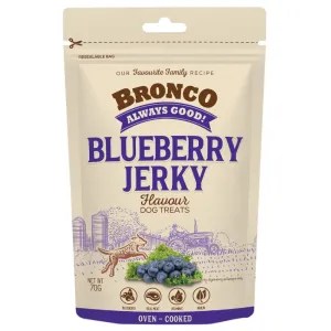 4 FOR $11.50: Bronco Jerky Blueberry Flavour Dog Treats 70g no pull dog harness nylon dog leash dog walking set dog vest harness pet lead