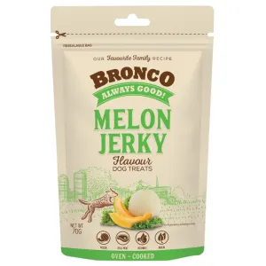 4 FOR $11.50: Bronco Jerky Melon Flavour Dog Treats 70g no pull dog harness nylon dog leash dog walking set dog vest harness pet lead
