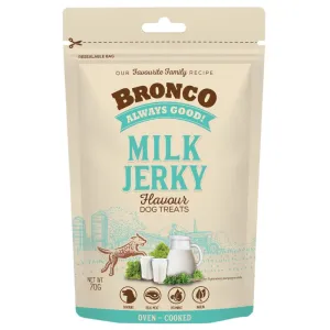 4 FOR $11.50: Bronco Jerky Milk Flavour Dog Treats 70g no pull dog harness nylon dog leash dog walking set dog vest harness pet lead