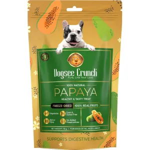 4 FOR $13: Dogsee Crunch Papaya Grain-Free Freeze-Dried Dog Treats 10g dog toys interactive dog toy plush dog toy dog rope toy squeaky toy