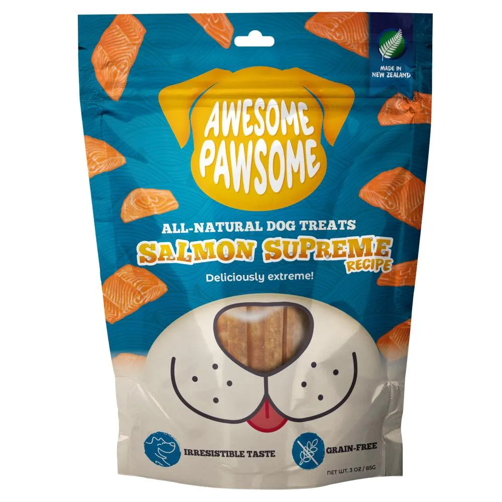 4 FOR $14: Awesome Pawsome Salmon Supreme Grain-Free Dog Treats 3oz fly trap horse fly spray poultry fly control fly repellent farm fly solution