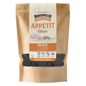 $4 OFF: Bronco Appetit Duck Liver Dehydrated Dog Treats 90g dog grooming shampoo collar crate feeding supplies