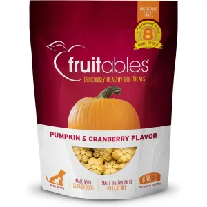 $4 OFF: Fruitables Pumpkin & Cranberry Dog Treats 7oz dog grooming shampoo collar crate feeding supplies