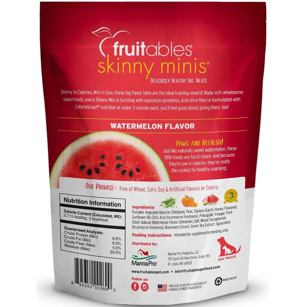 $4 OFF: Fruitables Skinny Minis Watermelon Chewy Dog Treats 5oz