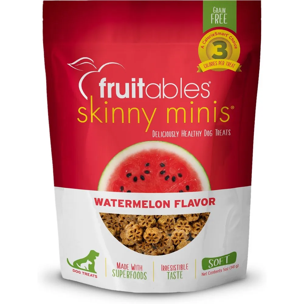$4 OFF: Fruitables Skinny Minis Watermelon Chewy Dog Treats 5oz dog grooming shampoo collar crate feeding supplies