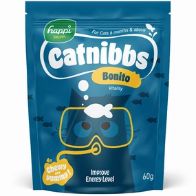 40% OFF: Happi Skippi Catnibbs Bonito Cat Treats 60g dog chew toys dog dental chews durable chew toys puppy chew toy bone chew