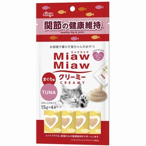 4 FOR $12: Aixia Miaw Miaw Creamy Tuna Healthy Hip & Joint Cat Treats 60g dog chew toys dog dental chews durable chew toys puppy chew toy bone chew