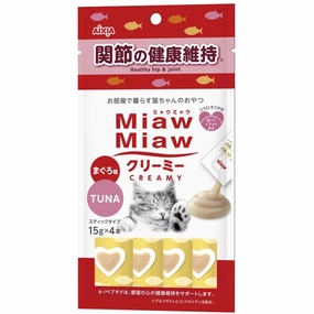 4 FOR $12: Aixia Miaw Miaw Creamy Tuna Healthy Hip & Joint Cat Treats 60g dry cat food cat treats grain free cat food kitten treats cat dental treats