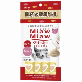 4 FOR $12: Aixia Miaw Miaw Creamy Tuna Healthy Intestine Liquid Cat Treats 60g dry cat food cat treats grain free cat food kitten treats cat dental treats