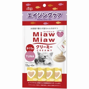 4 FOR $12: Aixia Miaw Miaw Creamy Tuna Healthy Senior Care Cat Treats 60g plush dog toy soft chew toy squeaky plush pillow toy stuffed dog toy