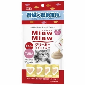 4 FOR $12: Aixia Miaw Miaw Creamy Tuna Healthy Urinary Function Cat Treats 60g dog chew toys dog dental chews durable chew toys puppy chew toy bone chew