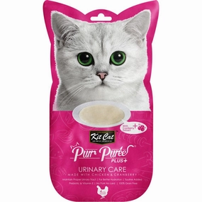 4 FOR $14 : Kit Cat Purr Puree Plus Urinary Care Chicken Cat Treats 60g dog chew toys dog dental chews durable chew toys puppy chew toy bone chew