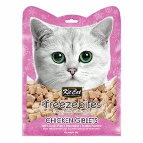 4 FOR $14: Kit Cat Freeze Bites Chicken Giblets Grain Free Cat Treats 20g dry cat food cat treats grain free cat food kitten treats cat dental treats