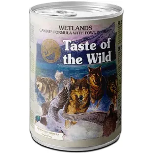 '50% OFF (Exp Oct 25)': Taste Of The Wild Wetlands In Gravy Canned Dog Food 390g dog supplies dog food toys accessories dog bed