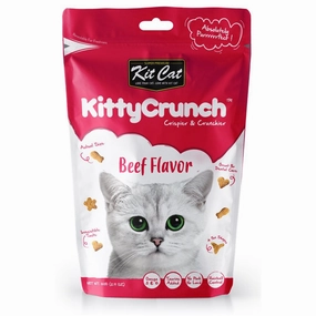 5 FOR $14: Kit Cat KittyCrunch Beef Flavor Cat Treats 60g dog chew toys dog dental chews durable chew toys puppy chew toy bone chew