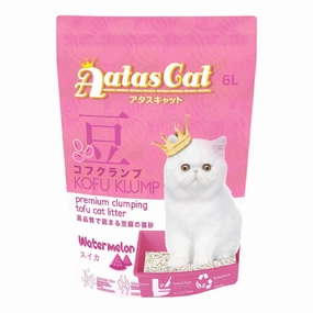 6 FOR $45: Aatas Cat Kofu Klump Tofu Cat Litter (Watermelon) 6L pet health pet wellness pet pain relief pet probiotic pet calming