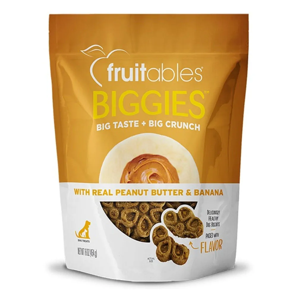 $7 OFF: Fruitables Biggies Peanut Butter & Banana Dog Treats 16oz fly trap horse fly spray poultry fly control fly repellent farm fly solution