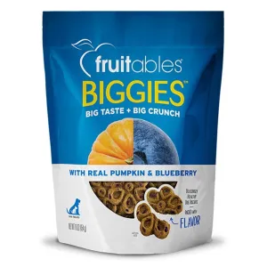 $7 OFF: Fruitables Biggies Pumpkin & Blueberry Dog Treats 16oz dog grooming shampoo collar crate feeding supplies