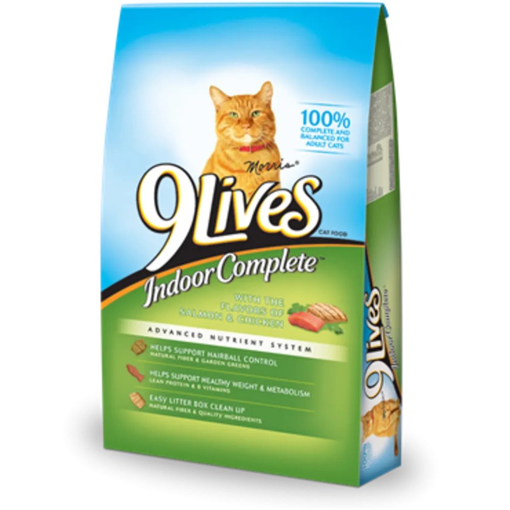 9 Lives Indoor Complete Dry Cat Food freeze dried dog food raw food for dogs dog freeze meal high protein dog food grain free freeze dog food