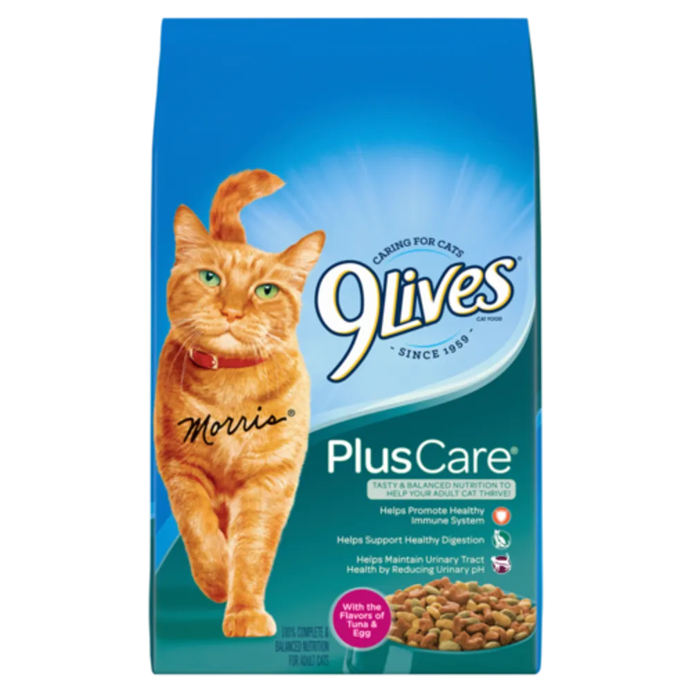 9 Lives Plus Care Formula Dry Cat Food freeze dried dog food raw food for dogs dog freeze meal high protein dog food grain free freeze dog food