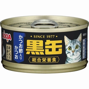 $10 OFF 24 cans: Aixia Kuro-Can Mini Tuna & Skipjack Tuna with Dried Skipjack Canned Cat Food 80g x 24 cat food cans soft cat food high protein cat food natural cat food senior cat food