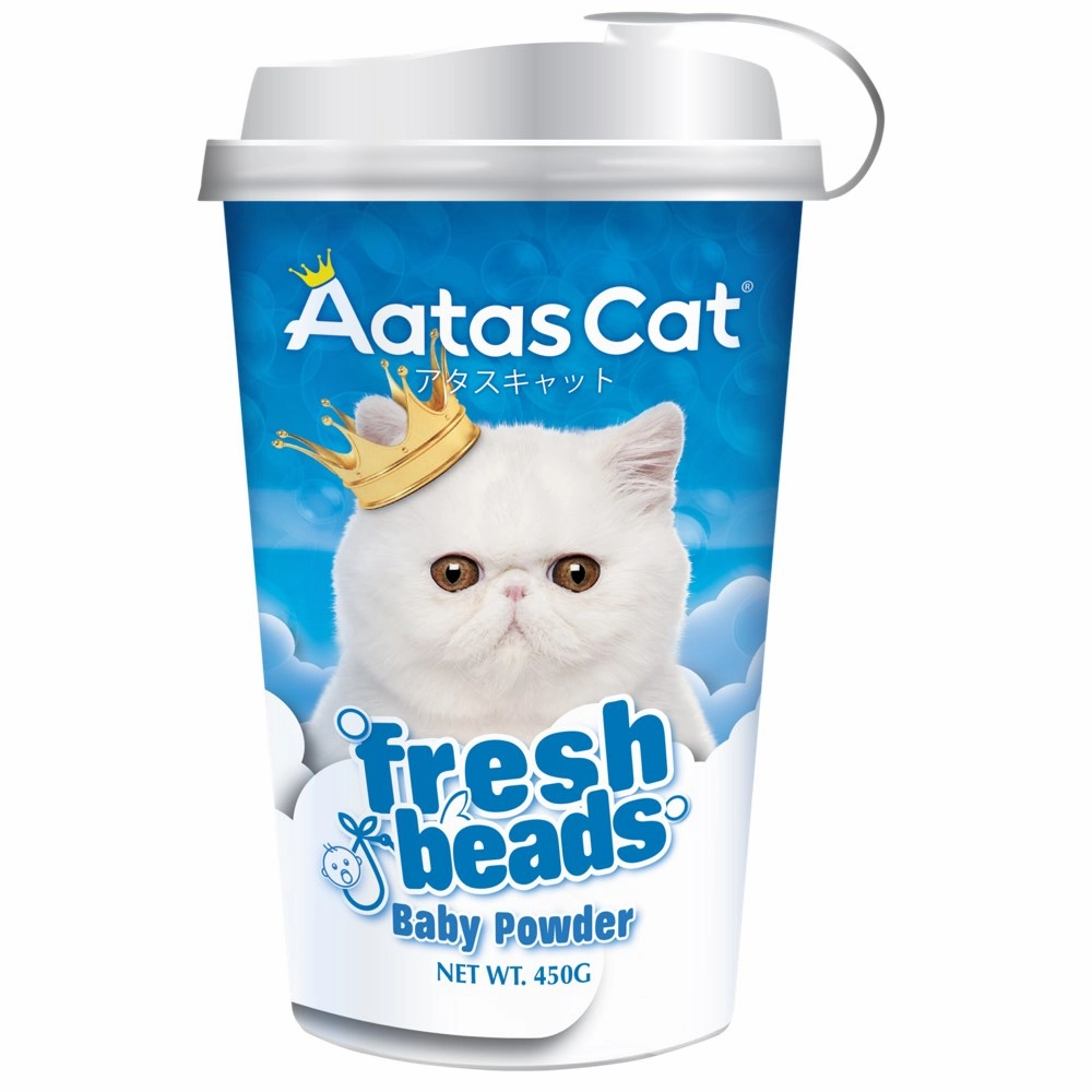 $2 OFF: Aatas Cat Litter Deodorising Fresh Beads (Baby Powder) 450g kitten supplies kitten toys kitten food kitten litter box kitten bed