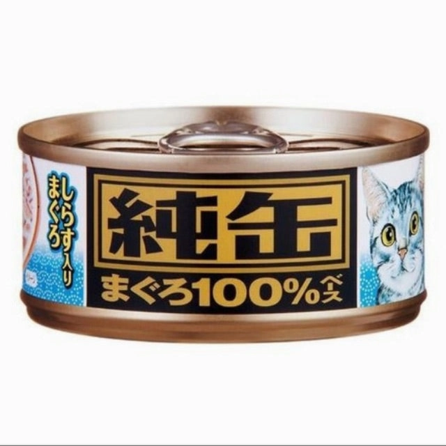 $8 OFF 24 cans: Aixia Jun-Can Mini Tuna with Whitebait Canned Cat Food 65g x 24 cat food cans soft cat food high protein cat food natural cat food senior cat food
