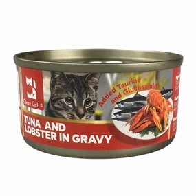 $8 OFF 24 cans: Clean Cat Tuna and Lobster in Gravy Canned Cat Food 80g x 24 cat food cans soft cat food high protein cat food natural cat food senior cat food