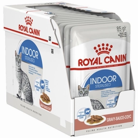 $9 OFF: Royal Canin Indoor in GRAVY Adult Pouch Cat Food 85g x 12 cat general supplies cat toys cat grooming cat food cat litter