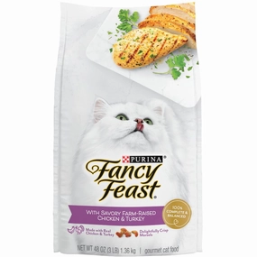 'BUNDLE DEAL': Fancy Feast with Savory Chicken & Turkey Dry Cat Food pet health pet wellness pet pain relief pet probiotic pet calming