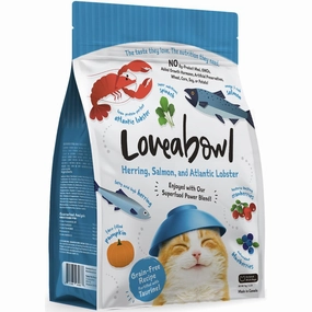 'BUNDLE DEAL': Loveabowl Herring, Salmon & Atlantic Lobster Grain Free Dry Cat Food kitten food wet kitten food kitten milk kitten treats grain free kitten food
