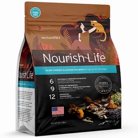 'BUNDLE DEAL': Nurture Pro Nourish Life Alaskan Salmon Indoor Kitten & Adult Formula Dry Cat Food kitten food wet kitten food kitten milk kitten treats grain free kitten food