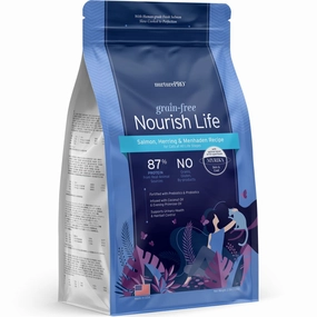 'BUNDLE DEAL': Nurture Pro Nourish Life Salmon, Herring & Menhaden Recipe Grain-Free Dry Cat Food kitten food wet kitten food kitten milk kitten treats grain free kitten food