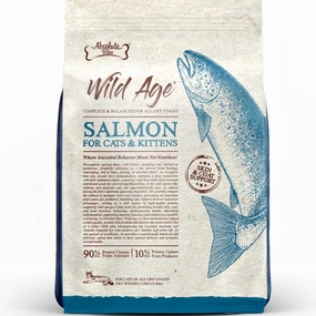'BUNDLE DEAL/FREE TREAT': Absolute Bites Wild Age Salmon Dry Cat Food kitten food wet kitten food kitten milk kitten treats grain free kitten food
