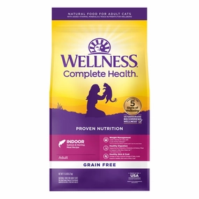 'FREE TREATS': Wellness Complete Health Grain Free Indoor Salmon & Herring Adult Dry Cat Food 11.5lb cat general supplies cat toys cat grooming cat food cat litter