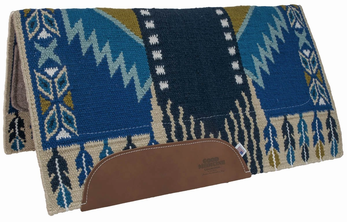 "Reining Glory" 100% New Zealand Wool Saddle Blanket with Wool Bottom cat fur care cat grooming tools cat deshedding brush cat bath kit cat nail trimmer