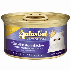 Aatas Cat Finest Diamond Dinner Tuna with Quinoa in Soft Jelly Canned Cat Food 80g cat food cans soft cat food high protein cat food natural cat food senior cat food