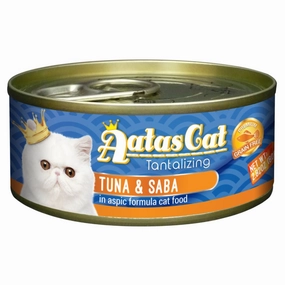 Aatas Cat Tantalizing Tuna & Saba In Aspic Canned Cat Food 80g dry cat food cat treats grain free cat food kitten treats cat dental treats