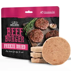 Absolute Holistic Beef Burger Freeze Dried Raw Treats for Cats & Dogs 80g dog toys interactive dog toy plush dog toy dog rope toy squeaky toy