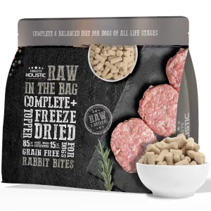 Absolute Holistic Raw in the Bag Rabbit Bites Complete Freeze Dried Dog Food 14oz horse supplement horse vitamins animal probiotics livestock digestive aid horse immune booster