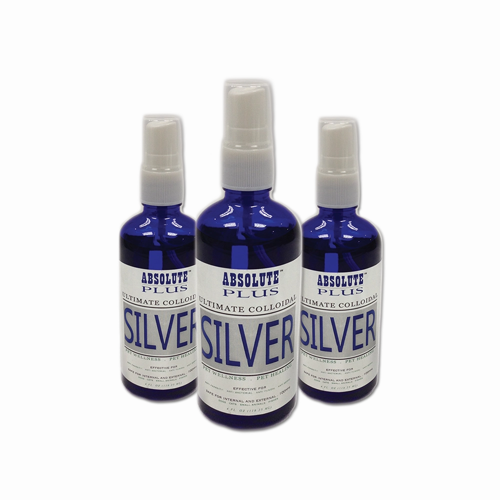 Absolute Plus Ultimate Colloidal Silver Spray 4oz puppy starter kit puppy crate puppy collar puppy pee pad puppy food