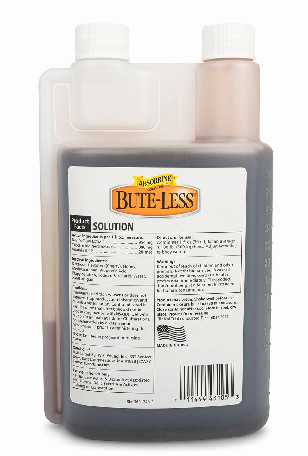 Absorbine BUTE-LESS Inflamation Supplement for Horses