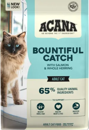 ACANA Bountiful Catch Dry Cat Food freeze dried dog food raw food for dogs dog freeze meal high protein dog food grain free freeze dog food