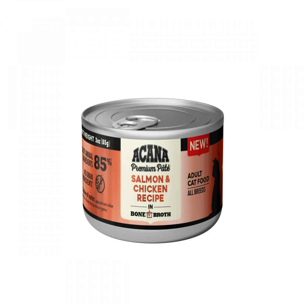 ACANA Salmon & Chicken in Bone Broth cat calming diffuser cat stress relief anxiety cat treats cat relaxing spray pet mood aid
